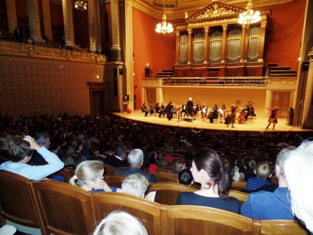 Zcela zaplněná Dvořákova síň Rudolfina